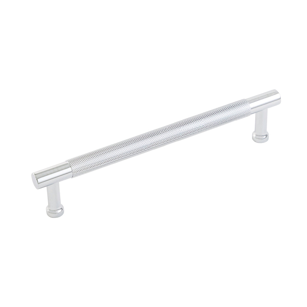 Verge Collection Pull 6-5/16 Inch (160mm) Center to Center Chrome Finish