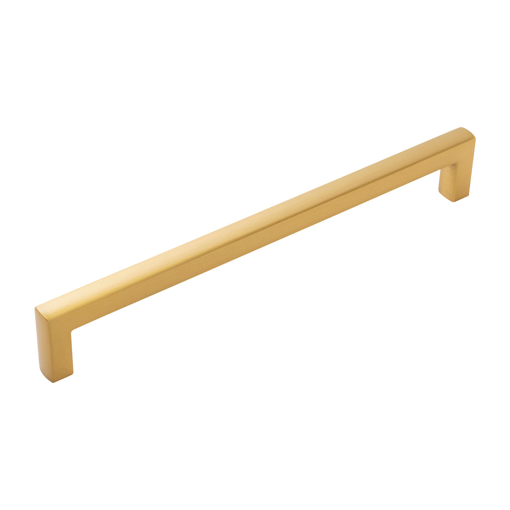 Coventry Collection Pull 8-13/16 Inch (224mm) Center to Center Brushed Golden Brass Finish