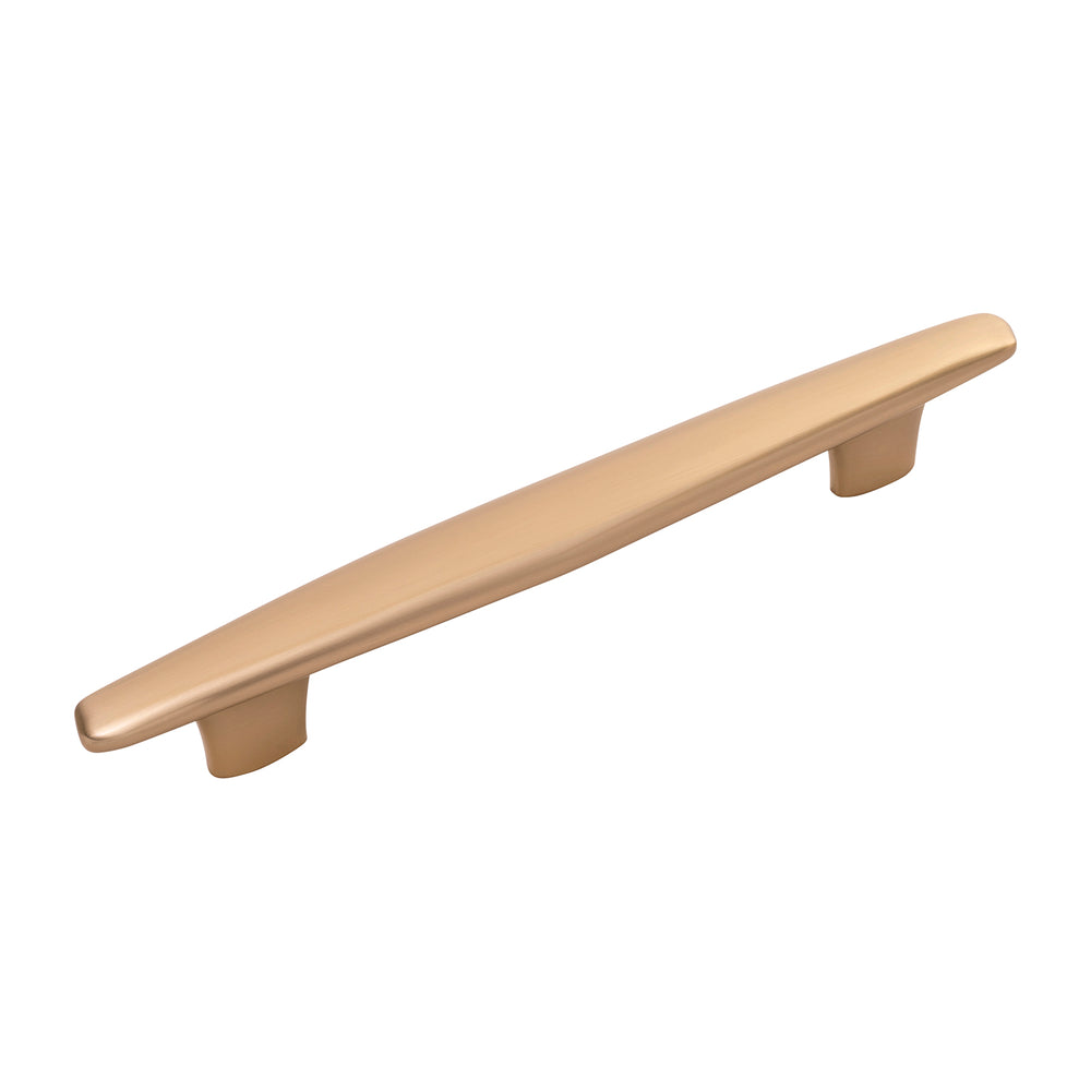 Pebble Collection Pull 6-5/16 Inch (160mm) & 7-9/16 Inch (192mm) Center to Center Champagne Bronze Finish