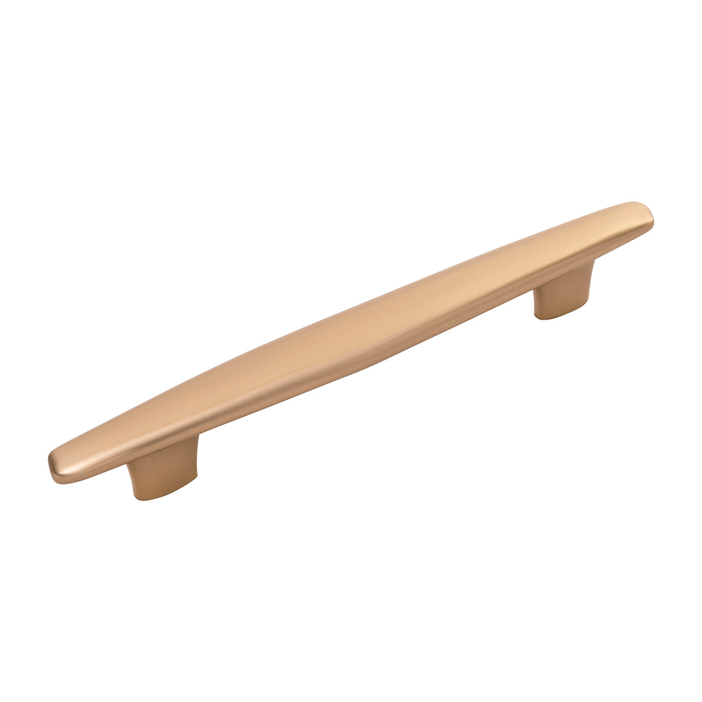 Pebble Collection Pull 6-5/16 Inch (160mm) & 7-9/16 Inch (192mm) Center to Center Champagne Bronze Finish
