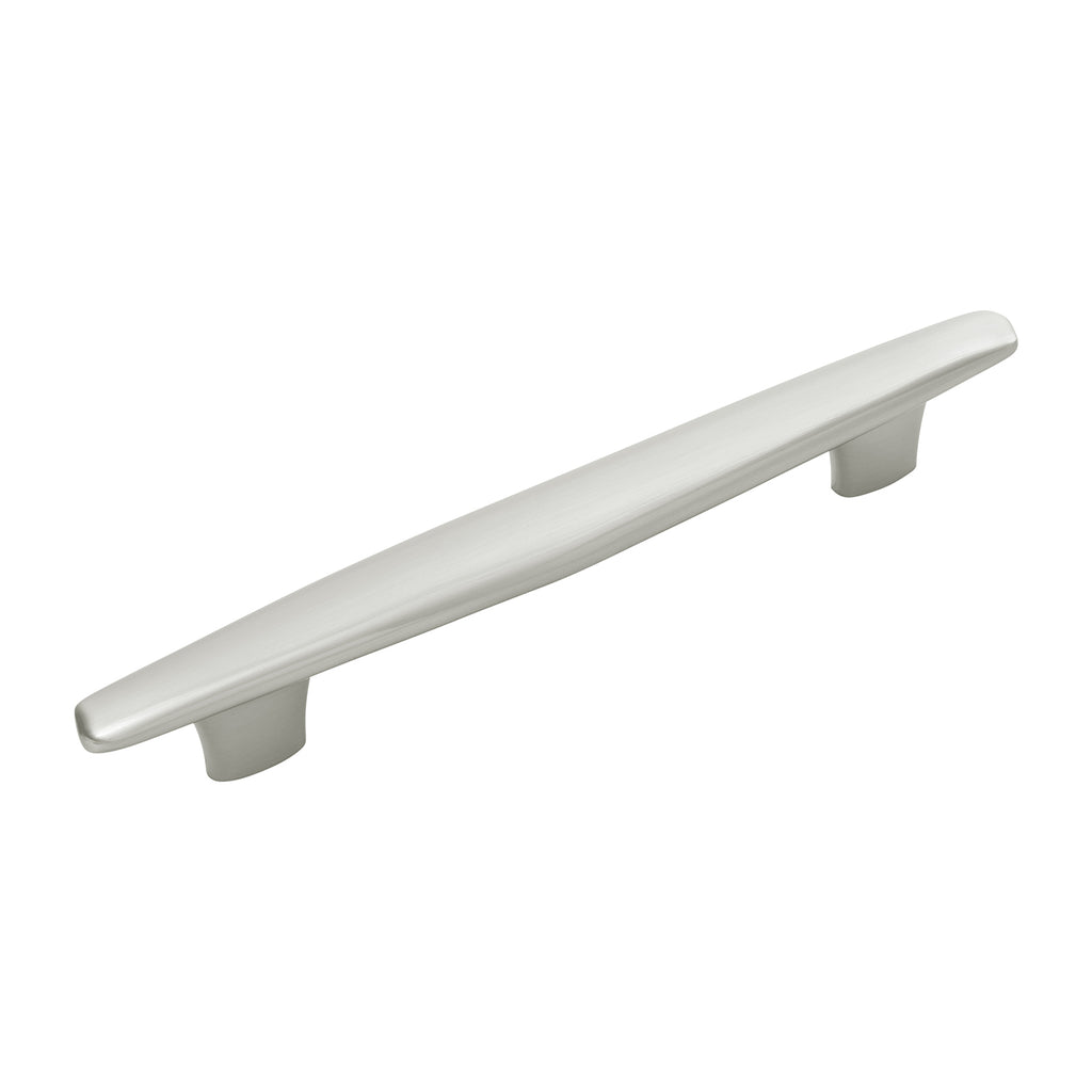 Pebble Collection Pull 6-5/16 Inch (160mm) & 7-9/16 Inch (192mm) Center to Center Satin Nickel Finish