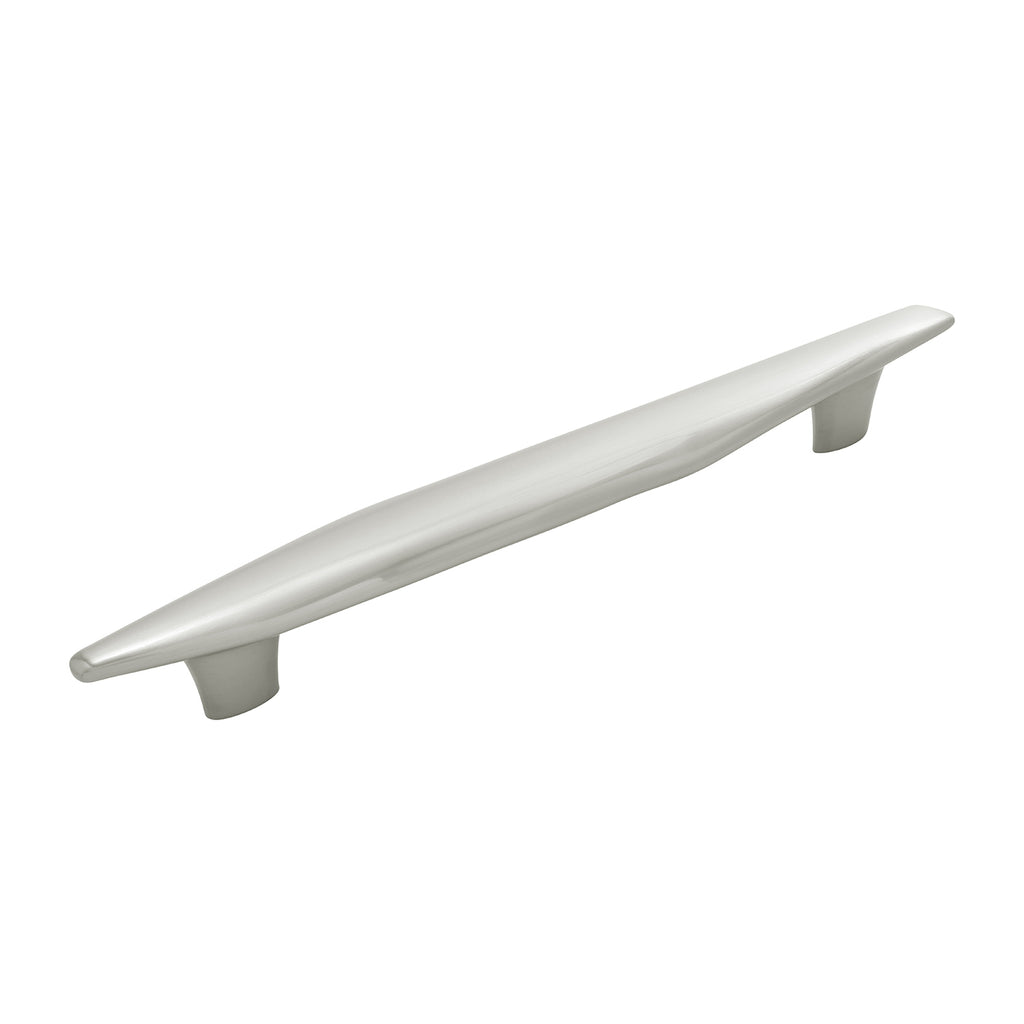 Pebble Collection Appliance Pull 12 Inch Center to Center Satin Nickel Finish