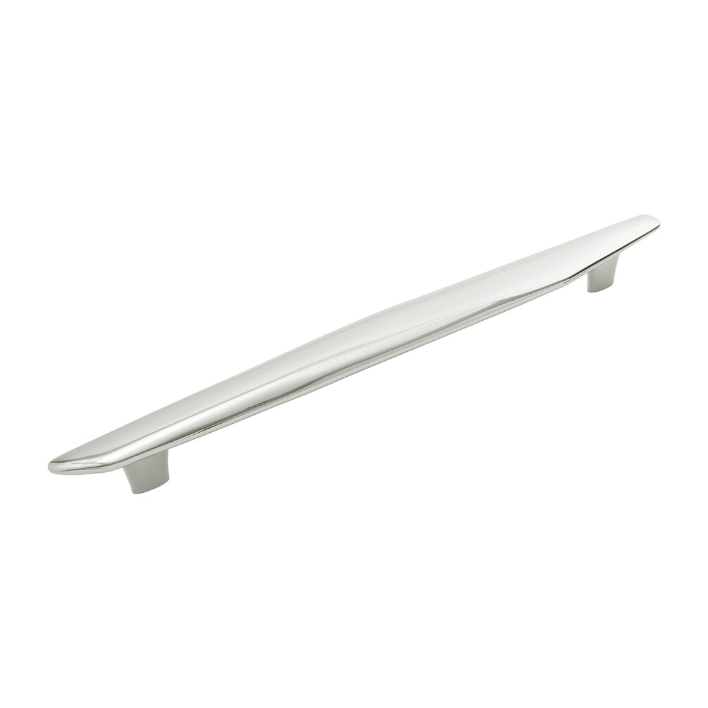 Pebble Collection Appliance Pull 18 Inch Center to Center Polished Nickel Finish