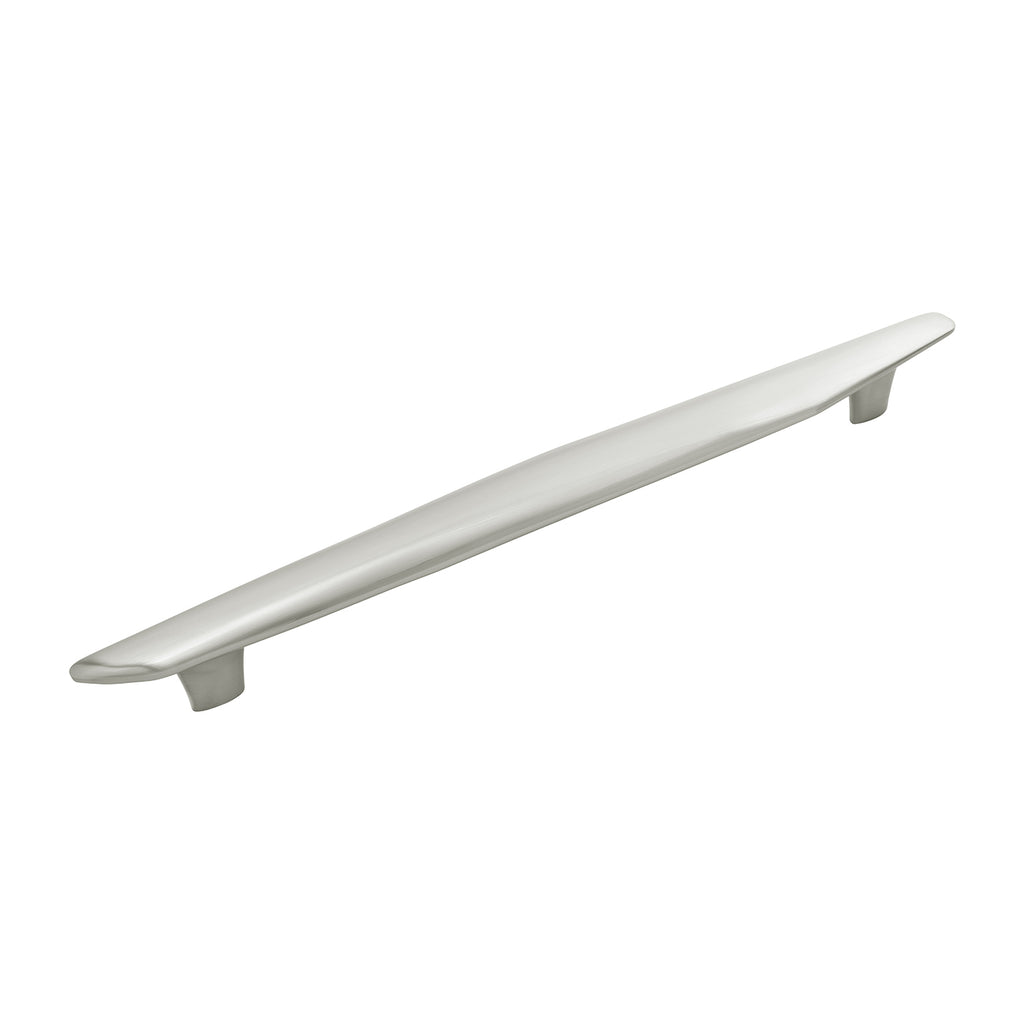 Pebble Collection Appliance Pull 18 Inch Center to Center Satin Nickel Finish