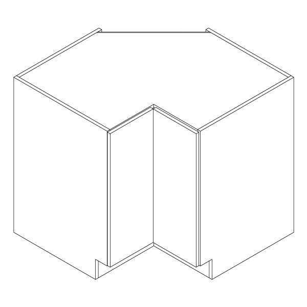 Corner Base Cabinets - Manhattan Graphite