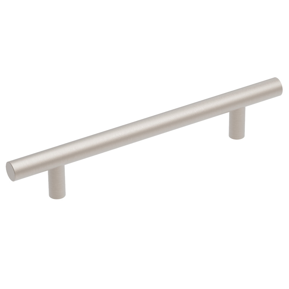 Hollow Bar Pull 5-1/16 Inch (128mm) Center to Center Satin Nickel Finish (10-Pack)