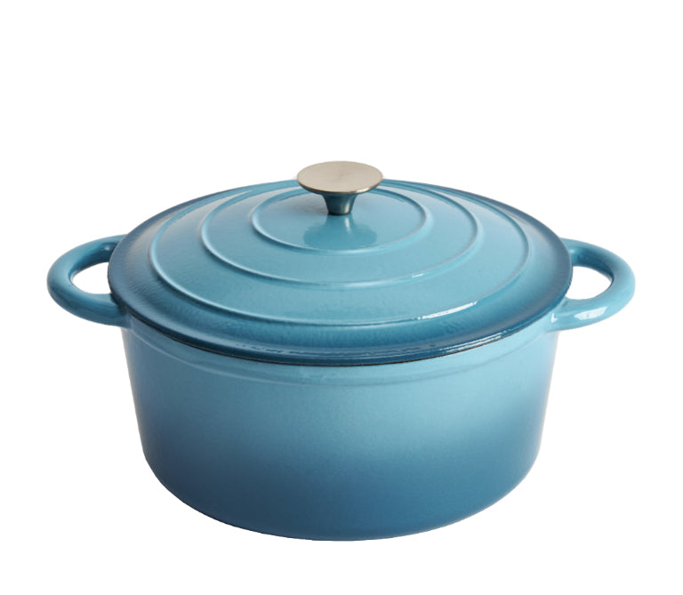 Enameled Cast Iron 11" Round Dutch Oven - Agave