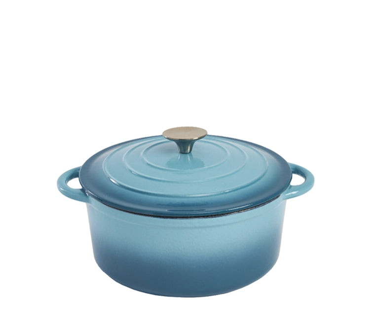Enameled Cast Iron 8 1/4" Round Dutch Oven - Agave