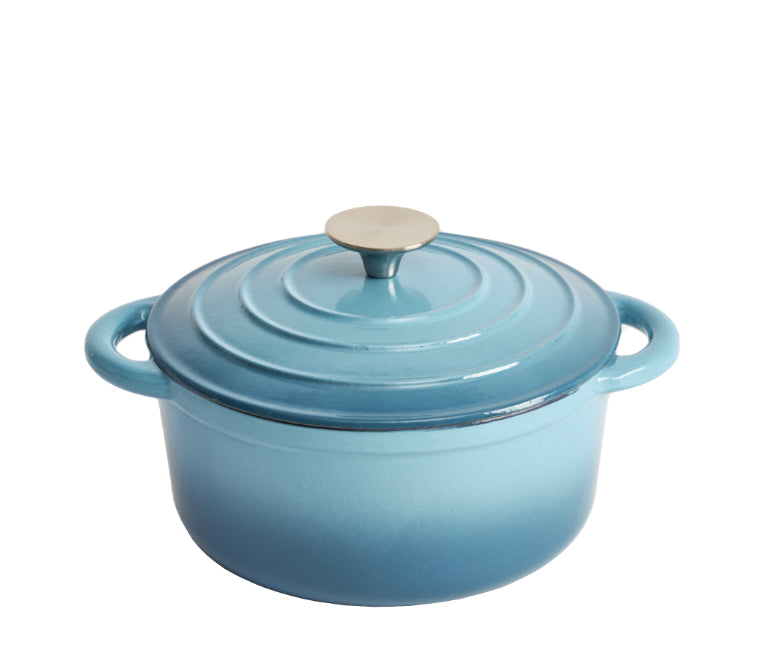 Enameled Cast Iron 9 1/2" Round Dutch Oven - Agave
