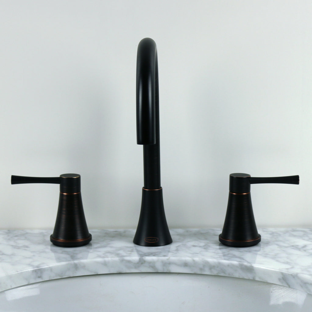 Oil-Rubbed Bronze Large Gooseneck Bathroom Faucet