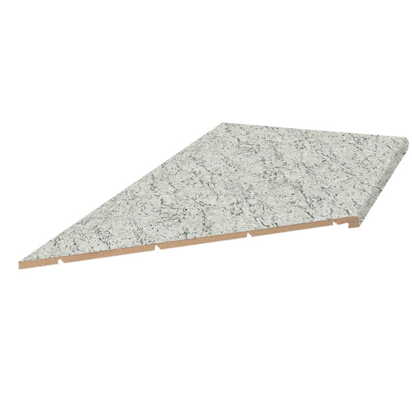 White Ice Granite 6' Left Miter Countertop
