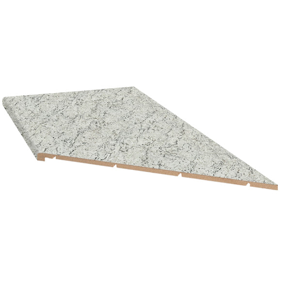 White Ice Granite 8' Right Miter Countertop