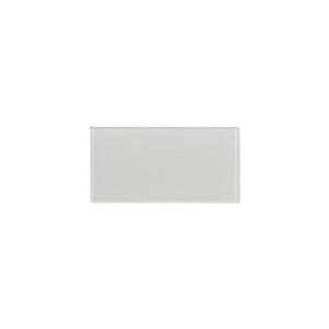 ProntoMosaic Light Gray Glass Subway 3'' x 6'' (24-pack / 3 sq.ft.)