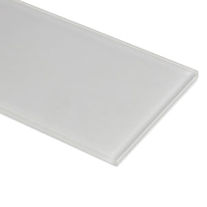 ProntoMosaic Light Gray Glass Subway 3'' x 6'' (24-pack / 3 sq.ft.)