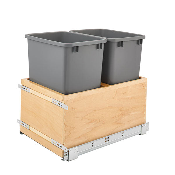 Pull Out Waste Basket Double 18"