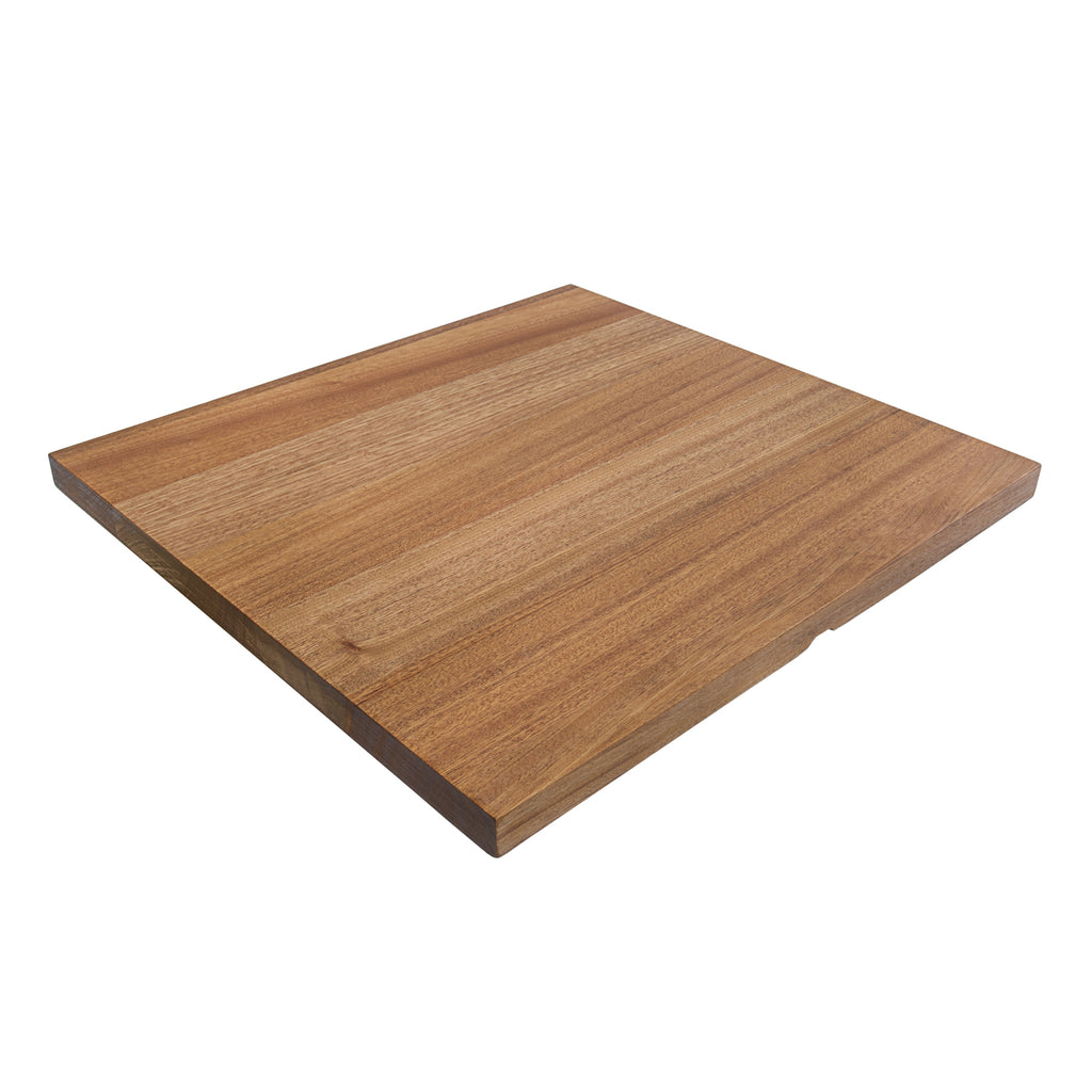 17 x 16 inch Solid Wood Dual Tier Replacement Cutting Board for Workstation Sinks