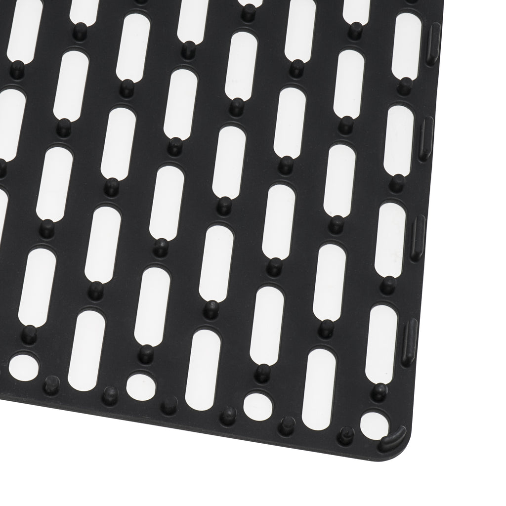 Silicone Bottom Grid Sink Mat for RVG1385 and RVG2385 Sinks Black