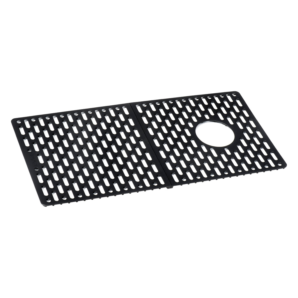 Silicone Bottom Grid Sink Mat for RVG1302 and RVG2302 Sinks Black