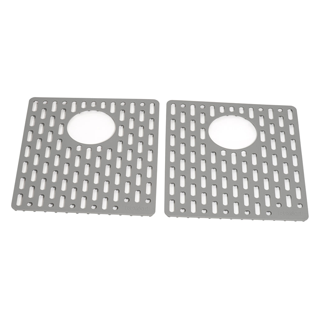 Silicone Bottom Grid Sink Mat for RVG1385 and RVG2385 Sinks Gray