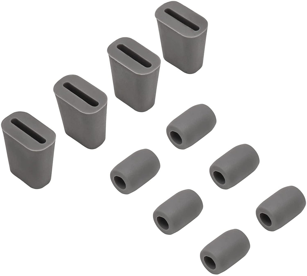 Rinse Grid Bumpers (6 qty) and Feet (4 qty) Set Gray