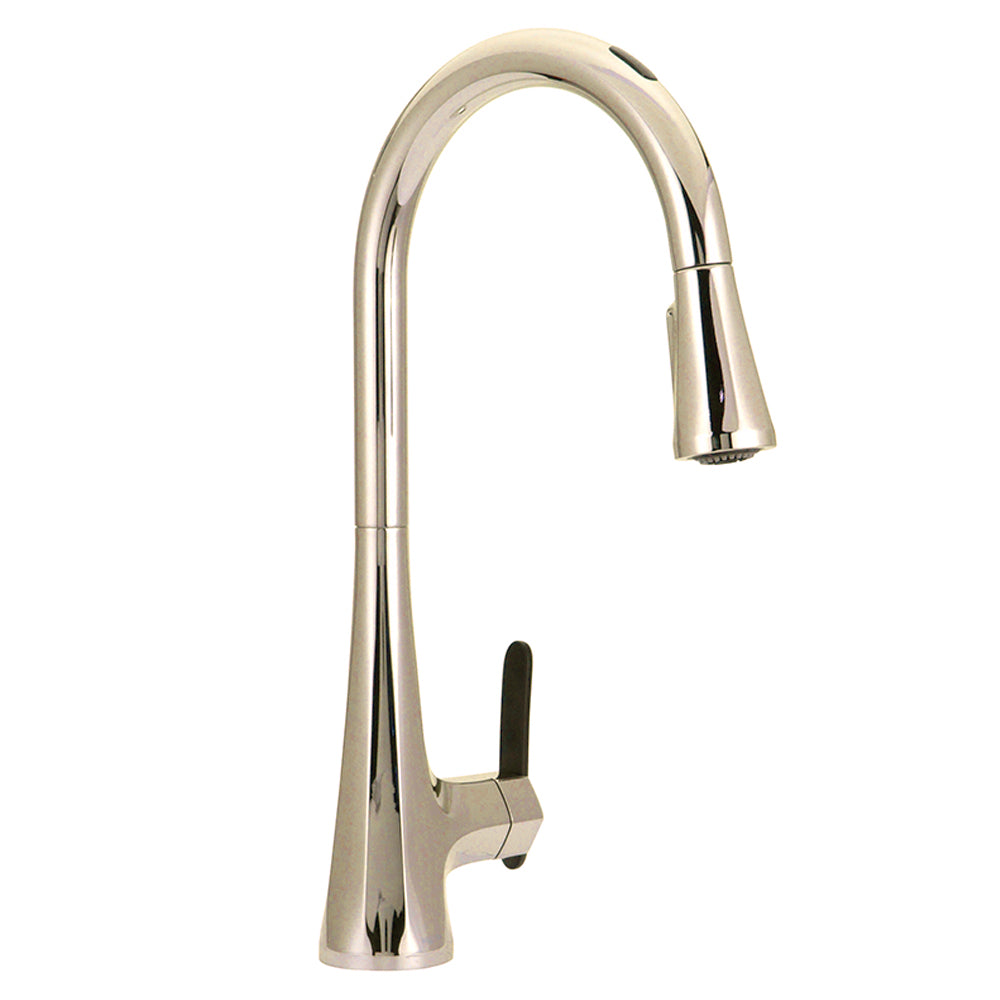 Moen® Polished Nickel Smart One Handle High Arc Kitchen Faucet