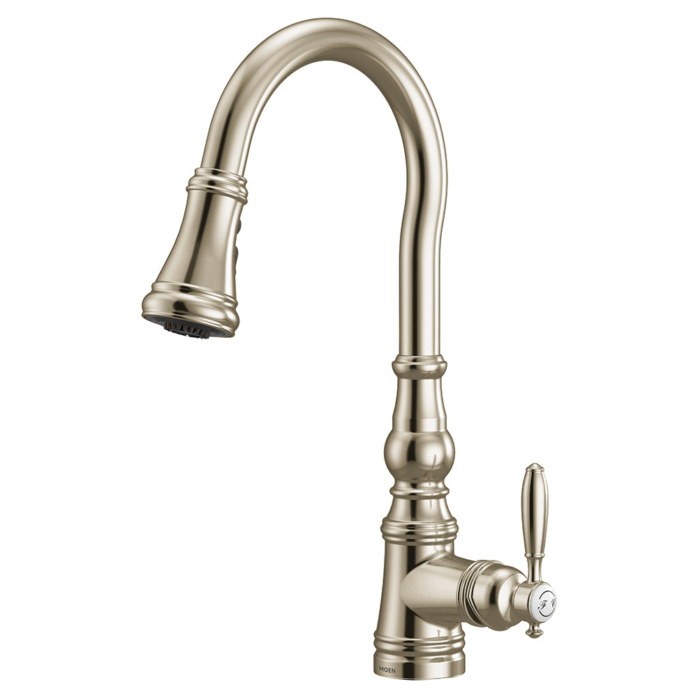 MOEN® Polished Nickel Mod Pull Down Kitchen Faucet