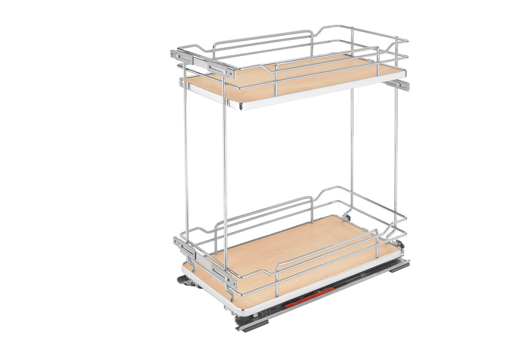 Euro 9.5'' Two- Tier Shelf Organizer Maple