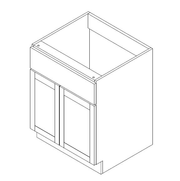 Sink Base Cabinets - Worthington Grey