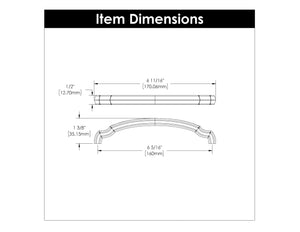 Veranda Pull, 160mm C/C - CTG3181