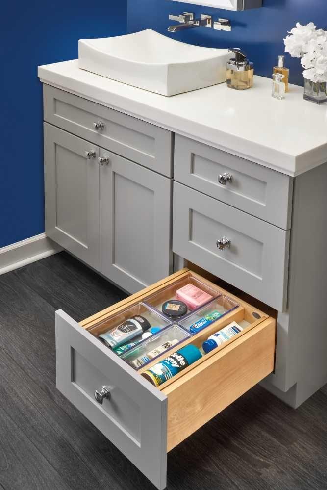 Clear Drawer Storage Box,Bathroom Vanity Drawer Organizer