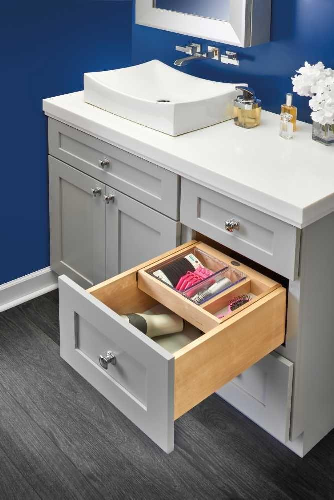 Maple U-Shaped Vanity Pullout