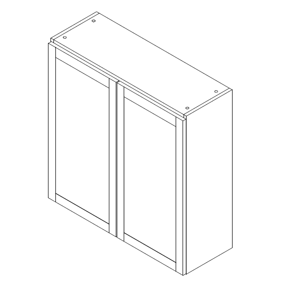 Wall Cabinets - Worthington Grey